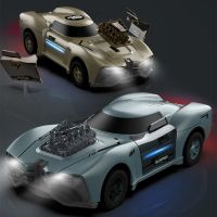 2pcs crazon pz24241a rtr 24g coche rc batalla choque carreras tres velocidades engranajes luz led vehiculos control rem
