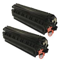 compatible multipack hp laserjet pro p1560 printer toner cartridges 2 pack -ce278a