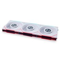 lian-li triple pack uni fan tl lcd ventilador suplementario 120mm blanco