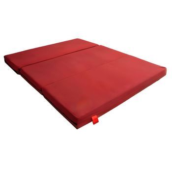Colchón Para Nissan Nv200 - 5cm De Grosor Con 30kg/m3 Y 3cm De Viscoelástica - Rojo