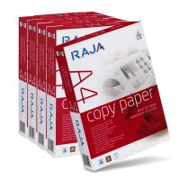 raja a4 white a4 paper 80gsm - box of 5 reams 5 x 500 sheets