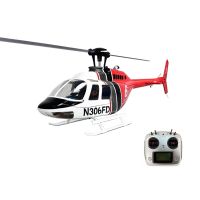 roban bell-206 450 clase 24g 11ch gps estabilizado escala rc helicoptero sinfuselaje rtf con controlador de vuelo x1