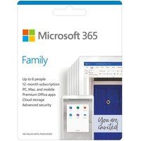 microsoft office 365 family - 1 year for 6 users