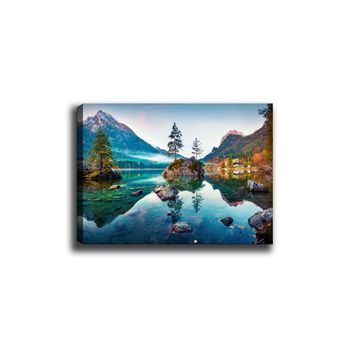 Pintura Decorativa Lienzo Canvas Tablo-191 Multicolor 70x100 Cm