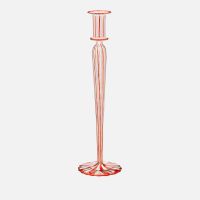 anna  nina candy cane striped candle holder