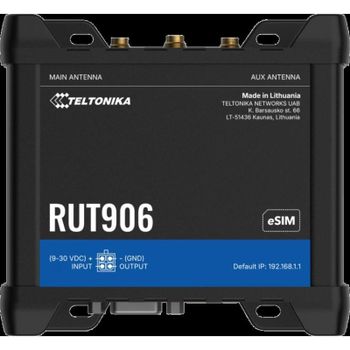Router Teltonika RUT906 4G eSIM 4 Puertos VLAN RMS Gestión Remota