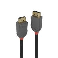 lindy 36480 cable displayport 05 m negro