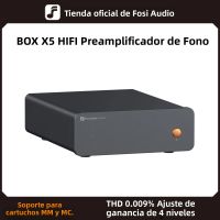 preamplificador de audio fosi box x5 hifi mini preamplificador de audio para el hogar para tocadiscos con cartucho mmmc preamplificador riaa compacto con v