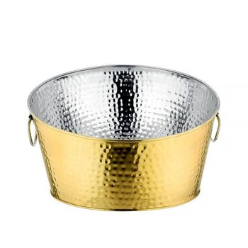 Cubitera para án dorada martillada 38 cm