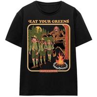 steven rhodes camiseta eat your greens para mujer