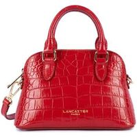 lancaster bolso de mano media luna con cremallera s exo rojo para mujer