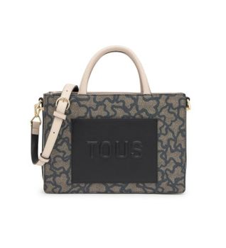 TOUS para mujer. 2002188251 Bolso Shopper mediano Amaya negro (OSFA), Casual, Poliuretano
