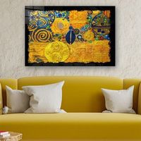 pintura vidrio templado cam222201946-4060 multicolor 40x60 cm