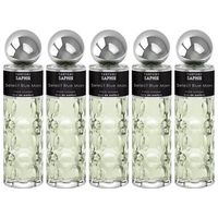 pack de 5 eau de parfum hombre saphir man select blue 200ml