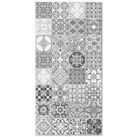 panorama alfombra vinilica hidraulica jaen gris 200x200 cm