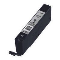 canon cli-571xl cartucho negro original alta capacidad 895 paginas
