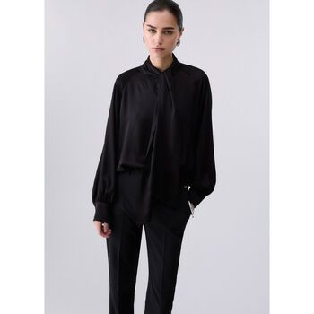 Liu Jo Blusa Blusa en satén con lazo para mujer