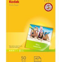 kodak a3 glossy photo paper - 50 sheets
