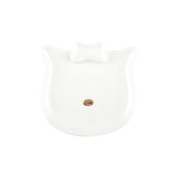 plato de postre gato nariz dorada - lote de 6