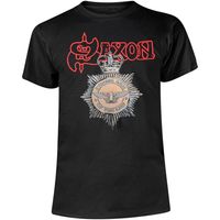 saxon camiseta strong arm of the law para mujer