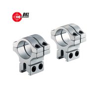 bkl 301 monturas 2pcs 30mm 9-11mm silver