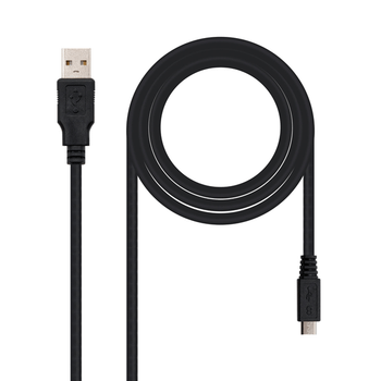 CABLE USB NC 2.0 MICRO USB A-B M-M 0.8M