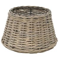 pantalla de lampara de mimbre 38x23 cm natural vidaxl