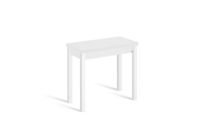 mesa de cocina extensible libro 4080x80 cm blanco pata blanco