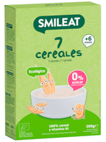 smileat papilla 7 cereales bio 6m 200 gr