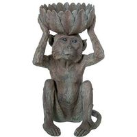 figura resina chimpance con cuen co