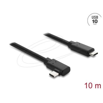 Cable USB-C DeLOCK 87242 10 m USB 2.0 10 Gbit/s Negro