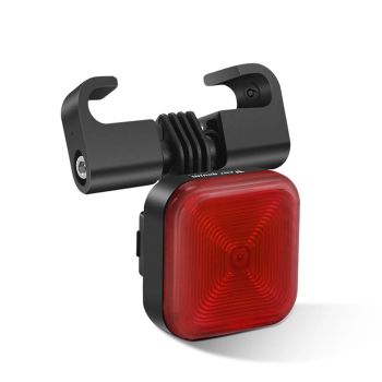 WEST BIKING 20LM LED Luz Trasera Cuadrada para Bicicleta Carga Type-C Impermeable 5 Modos de Advertencia Luz Trasera par