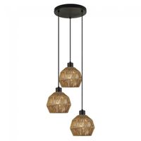 lampara colgante krabi 3 luces