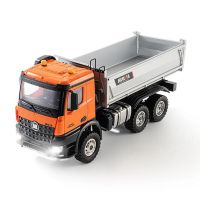huina 1598 24g 14ch 6wd coche teledirigido camion volquete rtr semialuminio control proporcional completo simulacion de