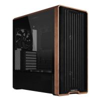 torre lian li lancool lan217x negra madera atx vidrio templado acero midi tower usb 32
