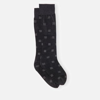 Ganni Butterfly Lace Glitter Mesh Socks - M/L