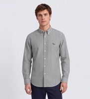 harmont  blaine para hombre crr074013932b camisa riga lar verde s casual algodon manga larga