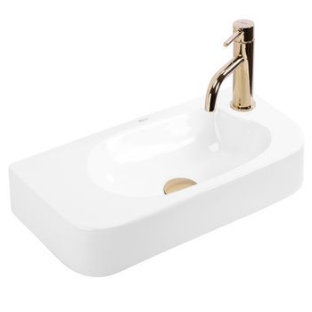 Lavabo Sobre Encimera Rea Odetta White
