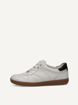 CAPRICE Sneaker, white, made of Leather and textile, Size 38
