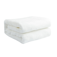 manta microfibra suave para sofa y cama colcha super caliente para adulto y nino sin arrugas en color blanco 160 x 130 cm
