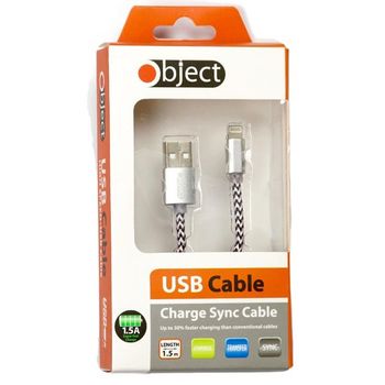 USB Iphone Cable Silver