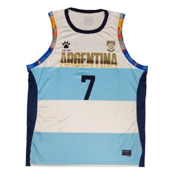 Camiseta Campazzo Argentina baloncesto Homenaje Atenas 2004 Kelme