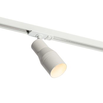 Foco moderno blanco riel monofásico