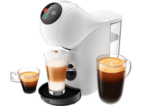 cafetera de capsulas - krups genio s kp2431as1500 w 15 bar 08 l calentamiento en 30 s bebidas calientes y frias funcion xl modo eco blanca