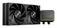sistema de refrigeracion liquida mars gaming mlproii240 2x120mm 450w tdp pantalla lcd negro