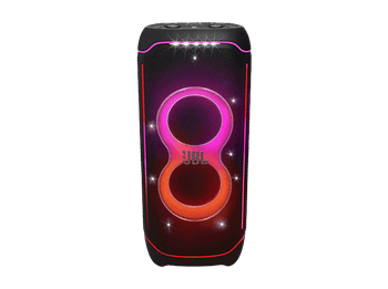 Altavoz de gran potencia - JBL PartyBox Ultimate, 1100W, Espectáculo luces, Bluetooth, WiFi, Asa y ruedas, Negro