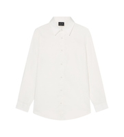 ax armani exchange para hombre xm002263af13131f0206 camisa diagonal lettering j blanco s casual algodon manga larga