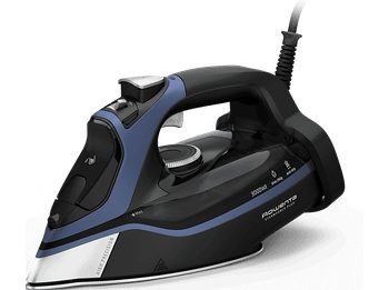 Plancha de vapor - Rowenta DW9411D1 Steamforce Plus, 3000 W, 250 g/min, 0.35 l, Microsteam 400 HD Profile, Antigoteo, Antical, Vapor Vertical, Azul