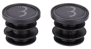 Bbb endcaps cinta de manillar carbono negro