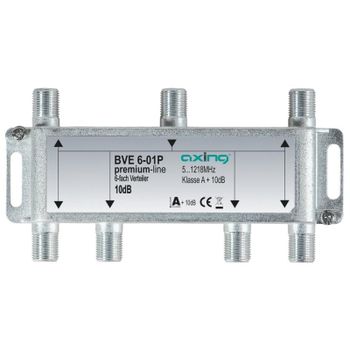 Divisor de señal Axing BVE00601P1 para cable coaxial 5-1218 MHz F hembra